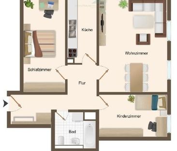 Barrierefreie EG-Wohnung in attraktiver, verkehrsgünstiger Lage - Foto 1