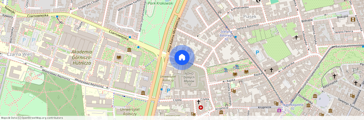 ul. Czarnowiejska, Piasek, Stare Miasto, Kraków, małopolskie