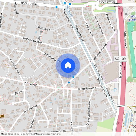 9443, Widnau, Unterbüntelistrasse, 3