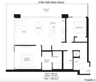 Downtown – New 2 bed, 2 bath, Available Now - Photo 2