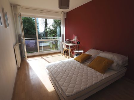 Chambre en colocation - Nantes - Location Appartement nantes : 102.11 m2 - Photo 5