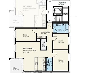 4 ½ room apartment, 9443 Widnau - Foto 6