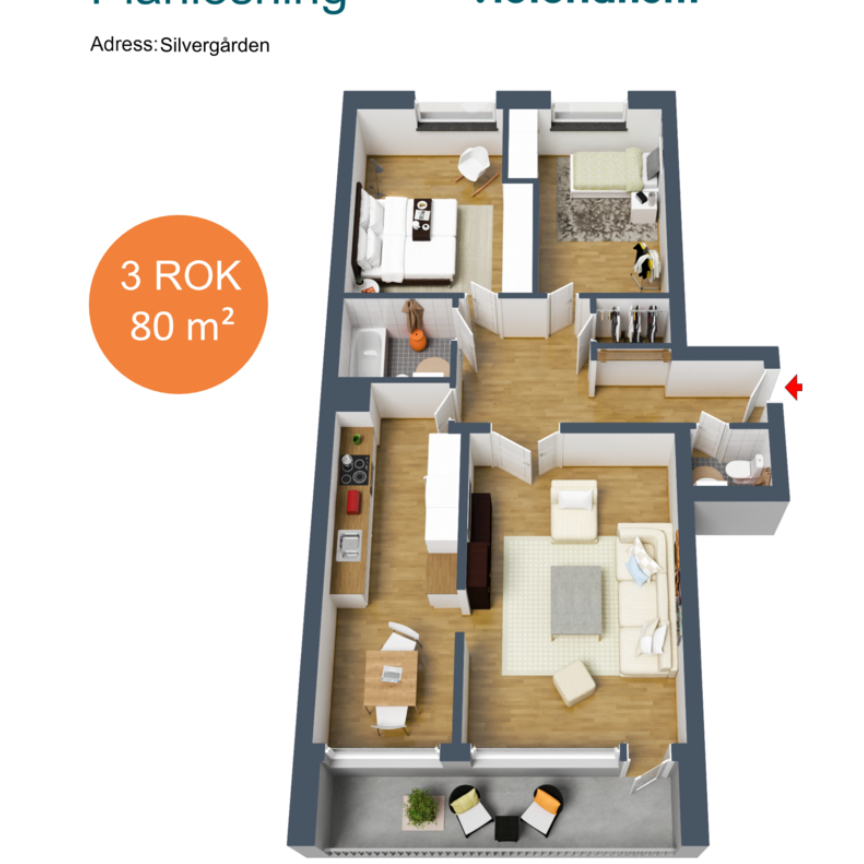 Silvergården 5 A - Foto 2