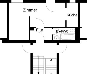 + 1 Zimmer mit großem Balkon + - Foto 2