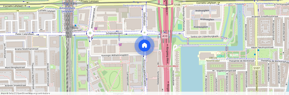 Westlandgracht, 1062 EB, Delflandlaan, Amsterdam