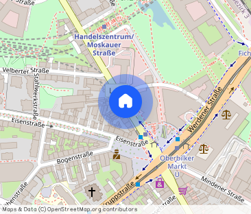 Düsseldorf-Oberbilk: 1-Zimmer-Wohnung mit Balkon! - Foto 1