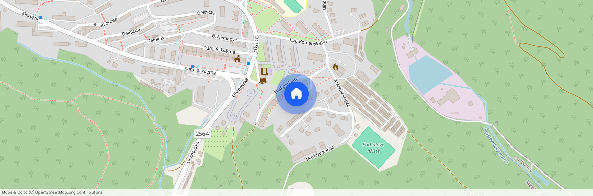 Nad parkem, Meziboří, okres Most