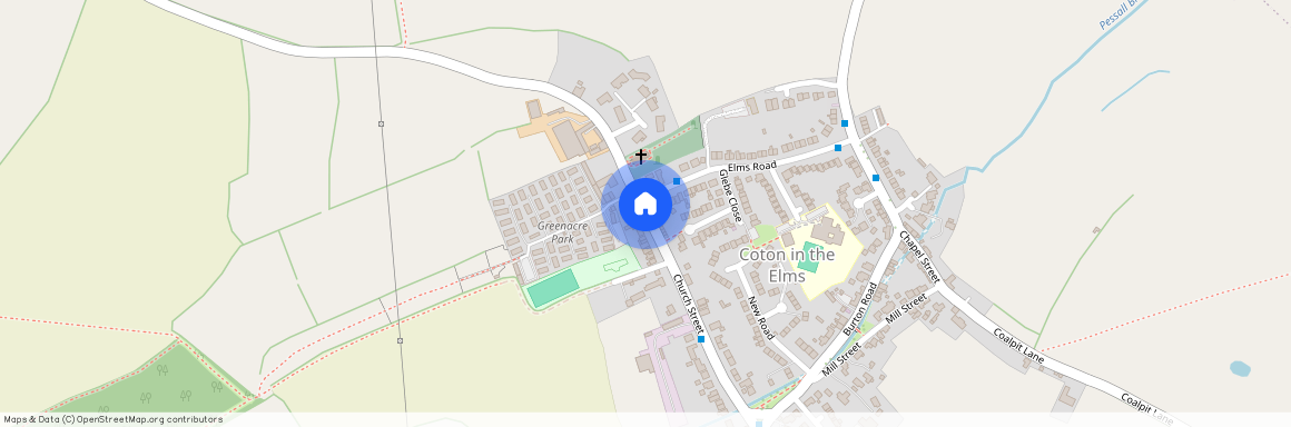 Coton-in-the-Elms, DE12