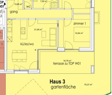NEUBAU: Exklusives Wohnen in attraktiver Lage – moderne 3-Zimmer-Mi... - Foto 1