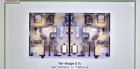 5 1/2 - Saint-Jérôme - 2 050 $/mois - Photo 2