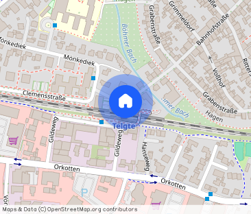 Exklusive 4ZKB Whg. mit Balkon und Aufzug in Telgte. - Foto 1