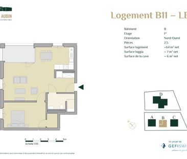 Appartement Sénior(s) - 2,5 pièces avec loggia - Neuf ! - Photo 1