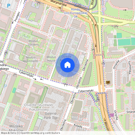 Warszawa, Mokotów, ul., Cybernetyki