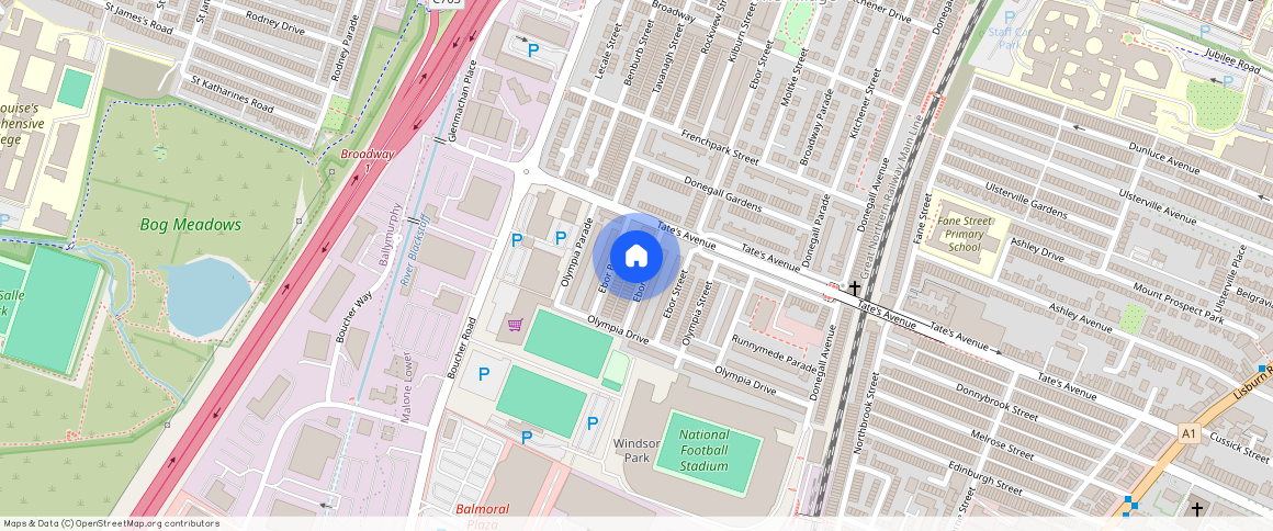 ** Ebor Drive, Belfast, BT12 6NR, Belfast