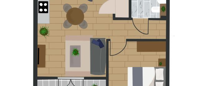 Apartment Type C1B Atlantic Night - Photo 1