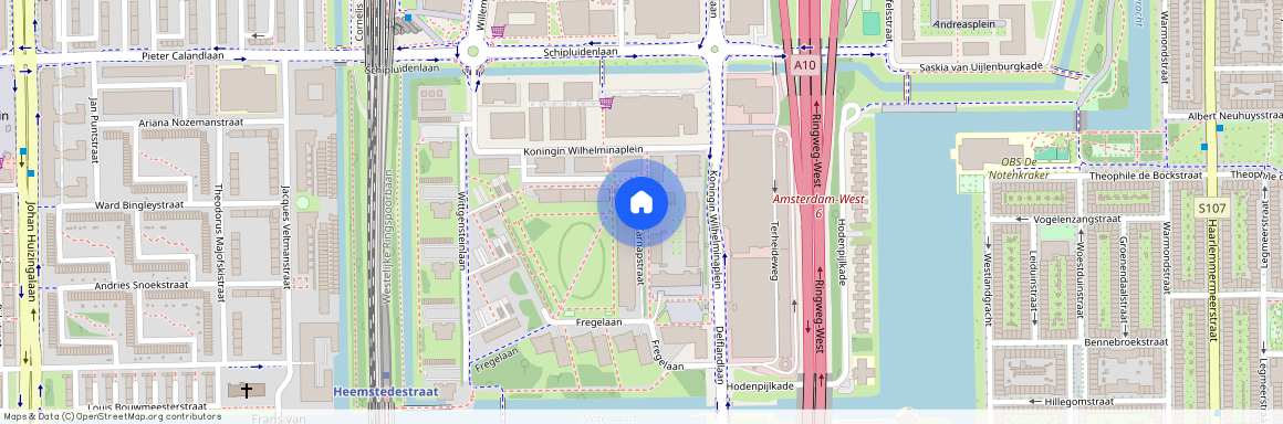 Westlandgracht, 1062 KT, Carnapstraat, Amsterdam