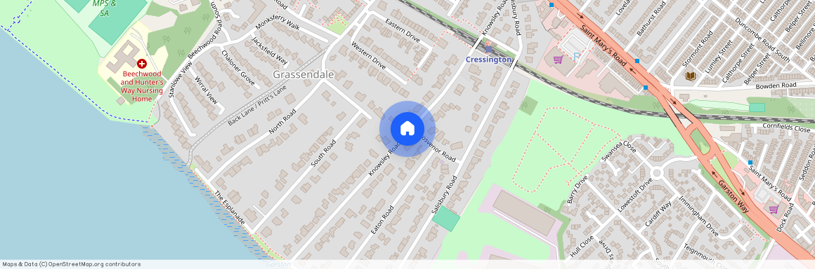 Knowsley Road, Liverpool, Merseyside, L19