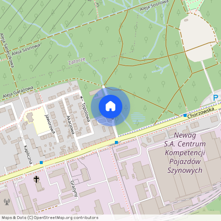 ul. Dębowa, Baildona, Gliwice, śląskie