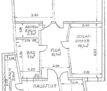 3-Raum-Wohnung, 88 m², zentrale Lage - Foto 1