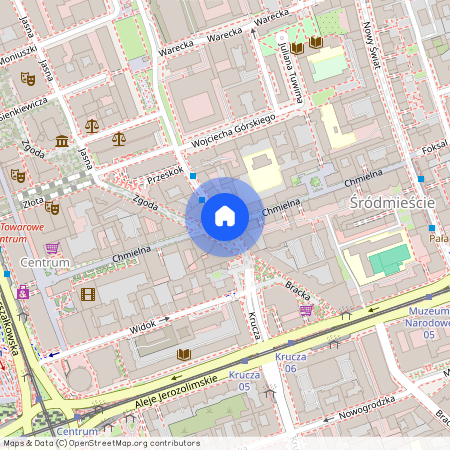 ul. Chmielna, Śródmieście Północne, Śródmieście, Warszawa, mazowieckie