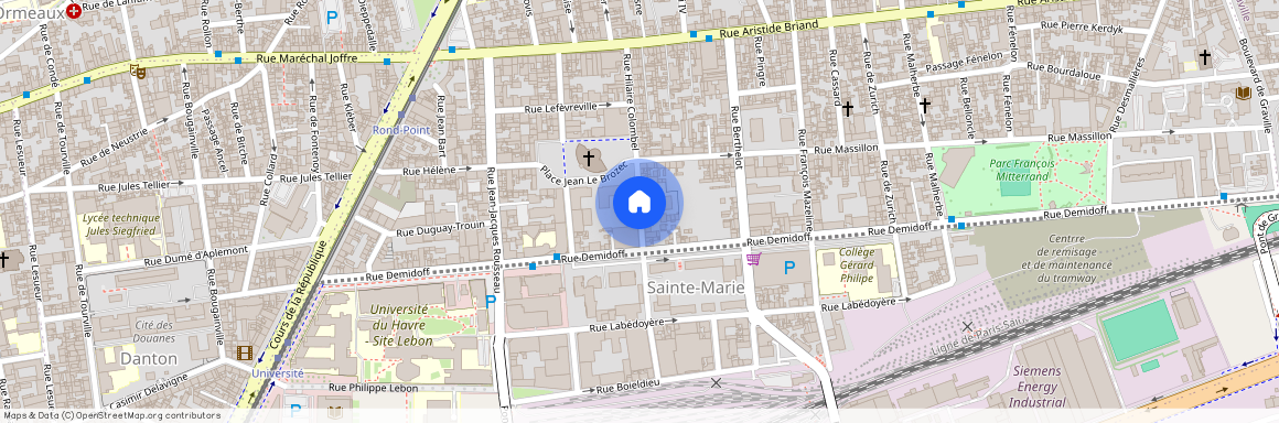 Quartier Sainte Marie, Rue Hilaire Colombel, 76600, Le Havre