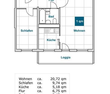 Endlich Zuhause: günstige 2-Zimmer-Wohnung (WBS) - Foto 2