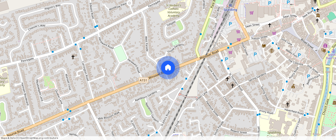 Winsover Road, Spalding