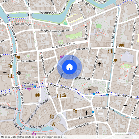 Jansveld 25-D, Domplein, Neude, Janskerkhof, 3512BE, Utrecht