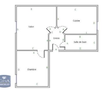 Appartement à louer 2 pièces 41.02m² - Photo 1