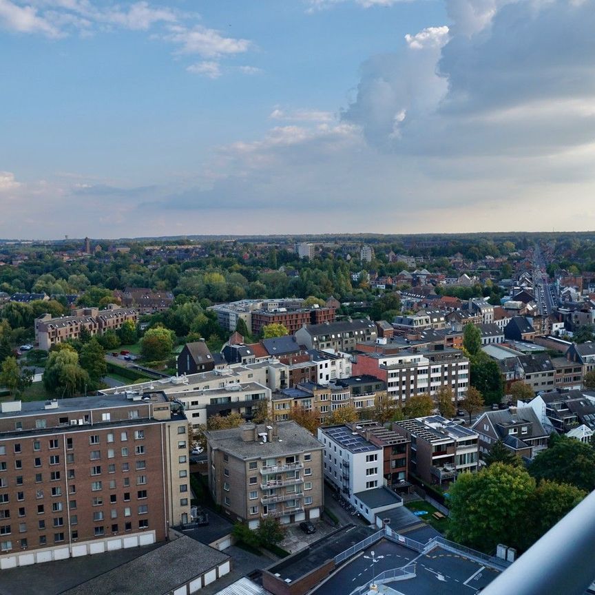 Gemeubeld appartement met 1 slaapkamer, bureelruimte, terras en fantastisch uitzicht over Leuven. - Foto 1