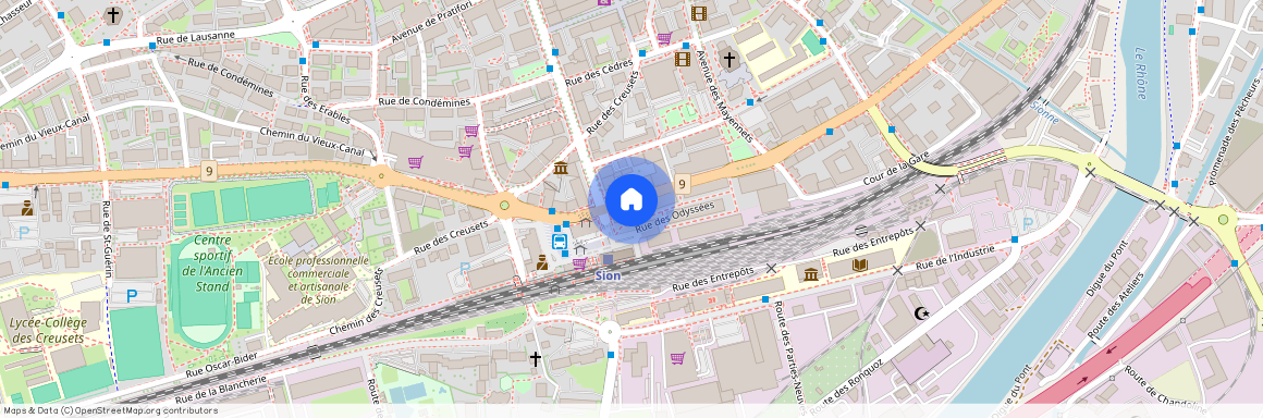 1950, Sion, Avenue de Tourbillon 16, 10B