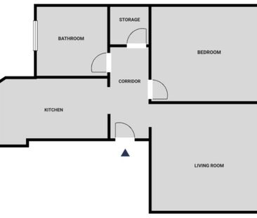 2.5 Zimmer, 54 m², 4. Stock - Foto 2