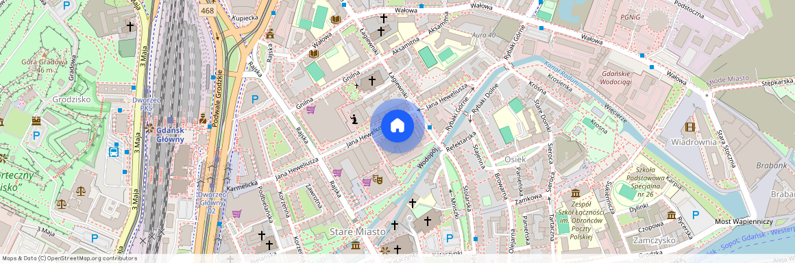 Kotwiczników, Gdańsk, Śródmieście, Główne Miasto