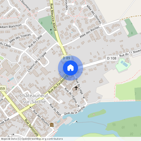 PAYS-DE-LA-LOIRE, MAINE-ET-LOIRE (49), 49330, Chateauneuf Sur Sarthe