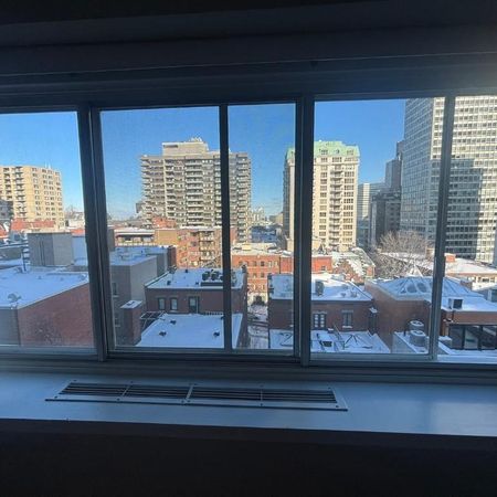 Cession bail – Très grand 3½ SEMI-MEUBLÉ ultra lumineux – Drummond – Métro McGill/Peel – Chauffage/Eau chaude – Animaux OK - Photo 4