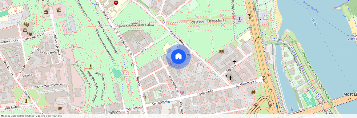 ul. Cecylii Śniegockiej, Solec, Śródmieście, Warszawa, mazowieckie