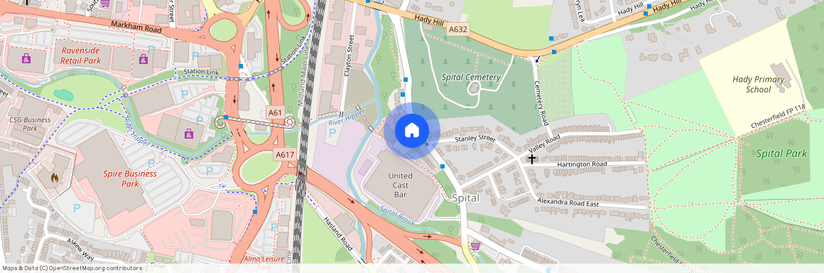 33B Spital Lane, Chesterfield, Derbyshire S41 0EX