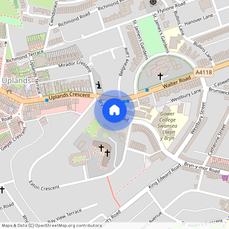 Bryn Y Mor Crescent, Uplands, Swansea SA1 4QH.