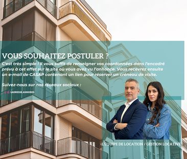 Location appartement 1 pièce, 28.09m², Asnières-sur-Seine - Photo 3