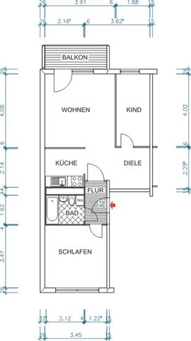 !!NEU!! sonnige 3-Raum-Wohnung im Chemnitzer Süden!! - Foto 5