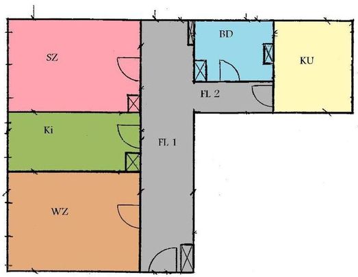 Zentrale 3-Raum-Wohnung im Dachgeschoss! - Foto 1