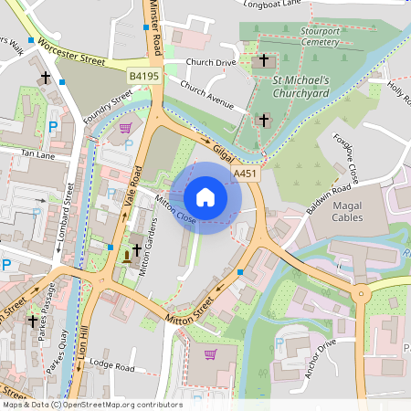 Mitton Gardens, Stourport on Severn, DY13