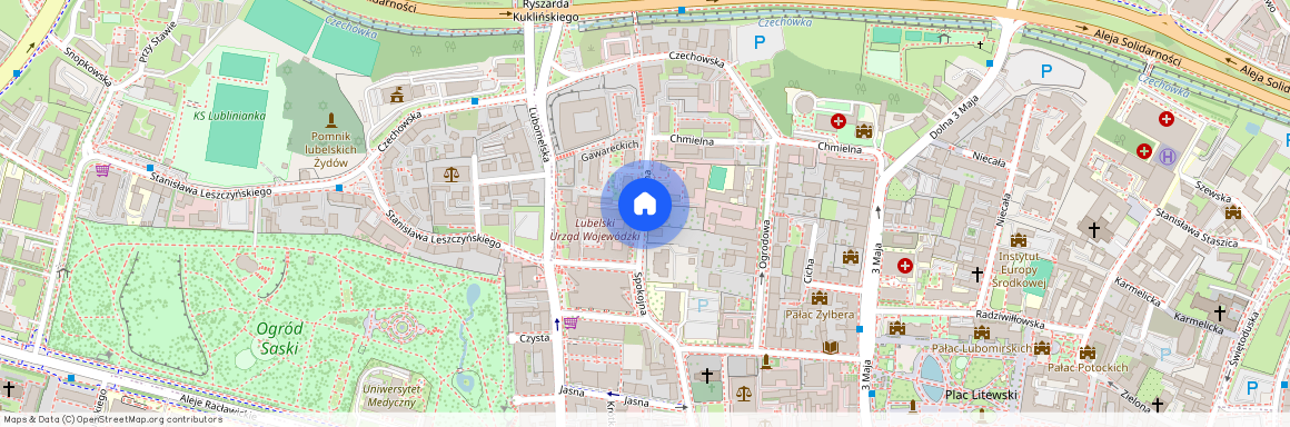 ul. Spokojna, Śródmieście, Lublin, lubelskie