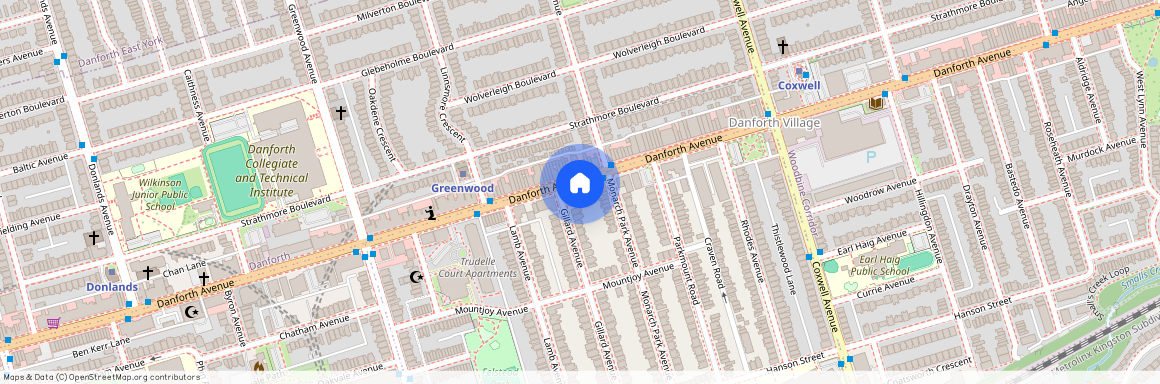 1389 Danforth Avenue Unit# B, Toronto