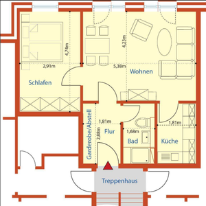 Schöne 2 Zimmerwohnung im Klosterforst mit direkter Nahversorgung - Foto 2