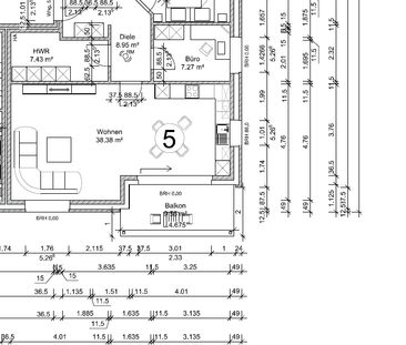 Modernes Wohnen im Zentrum Wiesmoors – 3 ZKB mit Balkon, Küche, Auf... - Foto 6