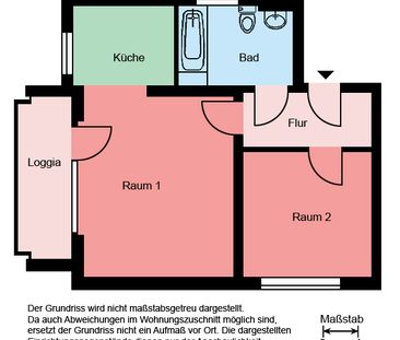 Seniorenwohnung frei! 2-Zimmer-Wohnung mit Balkon / WBS erforderlich - Photo 4