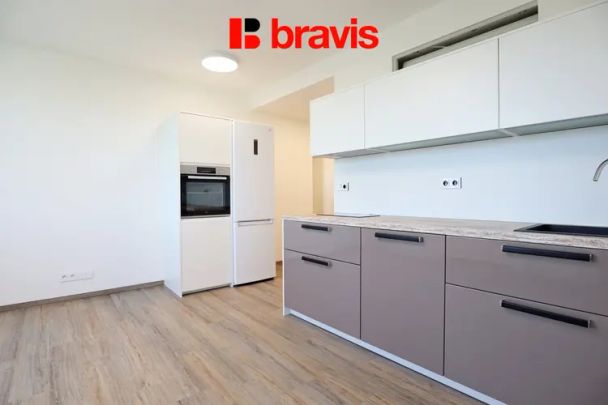 Pronájem bytu 2,5+kk, Brno - Horní Heršpice, ul. Jižní, novostavba, balkon, šatna, možnost parkování - Фото 1
