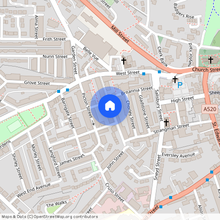 Wellington Street, Leek, Staffordshire, ST13