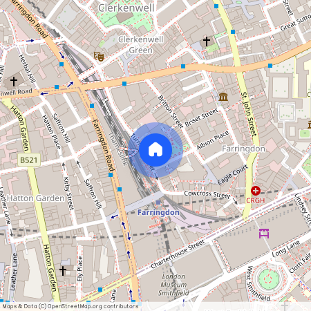 Turnmill Street, Farringdon, London, EC1M